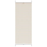 VidaXL Plisseerollo 60x125 cm creme