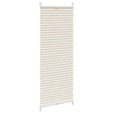 VidaXL Plisseerollo 60x125 cm creme