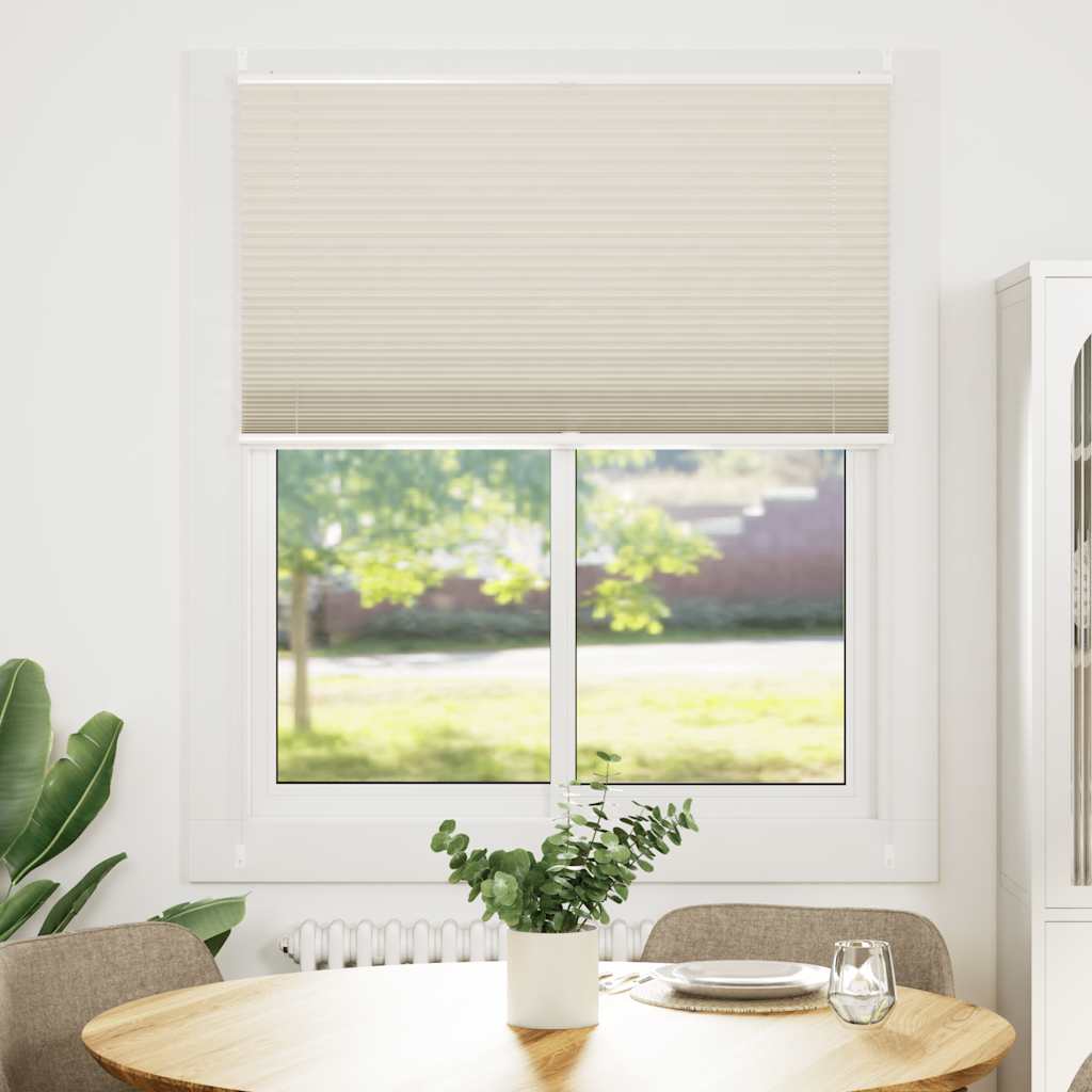 VidaXL Plissees 100x150cm Creme