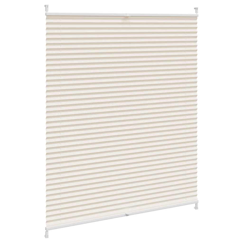 VidaXL Plissees 110x100cm Creme