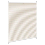 VidaXL Plissees 110x100cm Creme