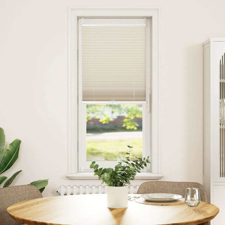 VidaXL Plisseerollo 40x125cm creme