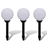 VIDAXL GARDE PATH LAMPS 3 STS mit Bodennadel LED 20 cm