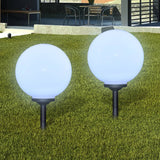 VidaXL Garden path lamps 2 sts with ground pin LED 30 cm