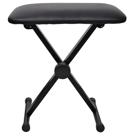 VIDAXL -Tastaturklavierhocker einstellbar und faltbar