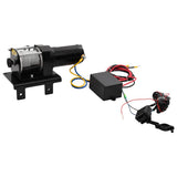 Vidaxl Electric Winch 12 V 1360 kg mit Montageplatte und Rollenfenster