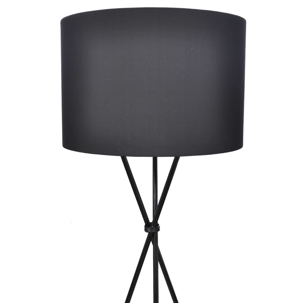 Vidaxl lampshade for Floor lamp with high standard black