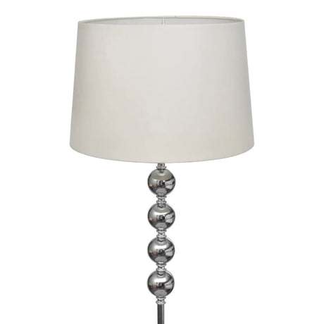 Vidaxl -Stehlampe mit hohem Standard und 4 Kugeln weiß