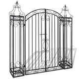 Vidaxl Port Decorative 112x20.5x134 cm Schmiedeeisen