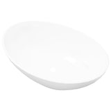 Vidaxl Washbasin Oval 40x33 cm keramická bílá