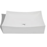 Vidaxl Ceramic Washbasin Scale -shaped High gloss (white)