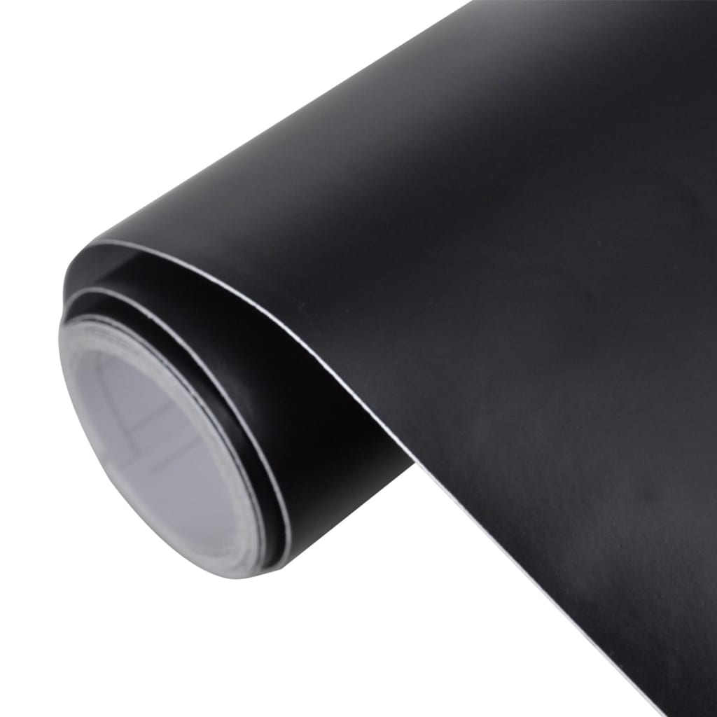 Vidaxl Autofolie Waterproof Bubble -Free 200x152 CM Matte Black