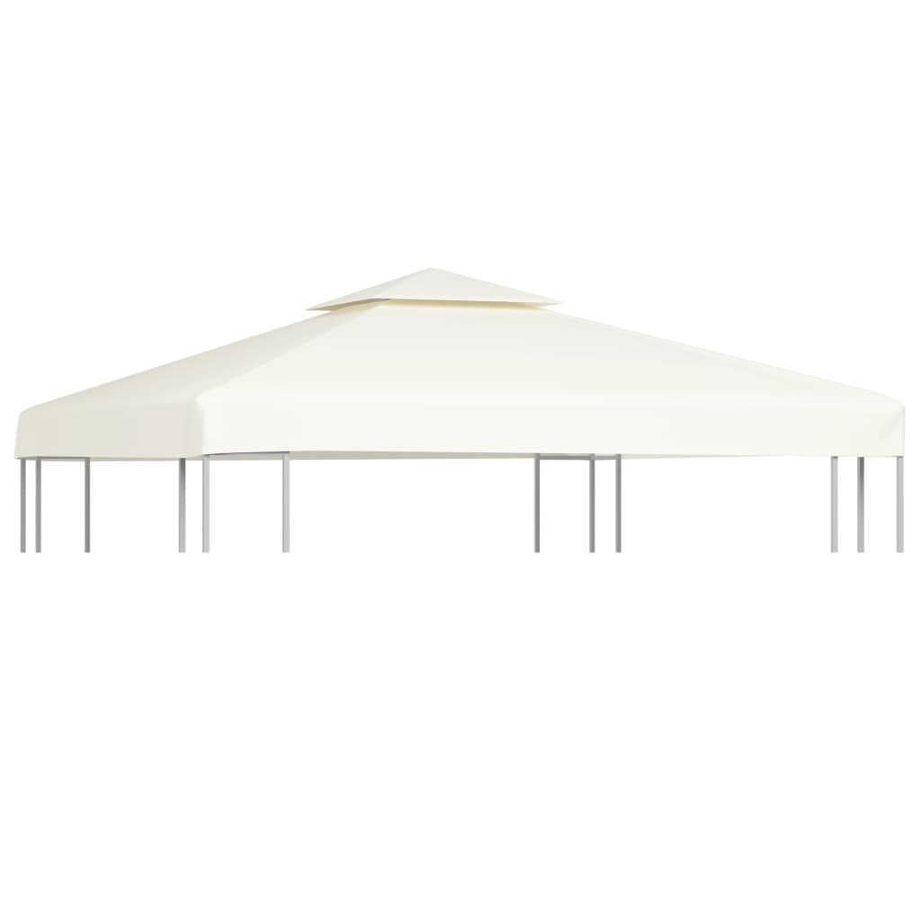 Vidaxl Sostituzione Tenda in tessuto ARBOR 310 g m² 3x3 m Crema bianco