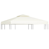 Arbor de tela de tienda de reemplazo de Vidaxl 310 g m² 3x3 m crema blanca