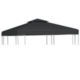 Vidaxl Ersatz Zelt Stoffbor 310 g m² 3x3 m dunkelgrau