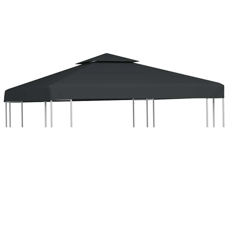 Vidaxl Ersatz Zelt Stoffbor 310 g m² 3x3 m dunkelgrau