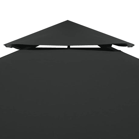 Vidaxl Ersatz Zelt Stoffbor 310 g m² 3x3 m dunkelgrau