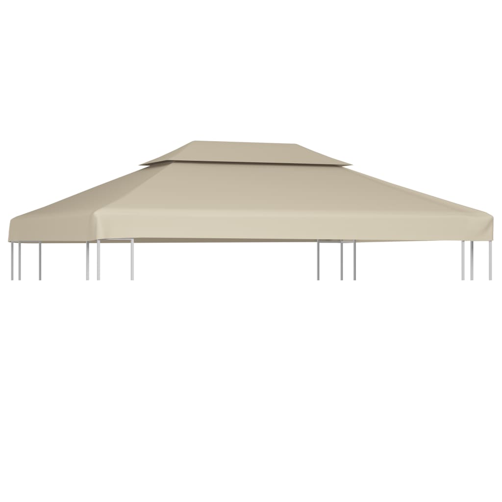 VIDAXL -Ersatzzelt -Stoffbor 310 g m² 3x4 m Beige