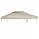 Vidaxl Sostituzione Tenda in tessuto ARBOR 310 g m² 3x4 m beige