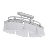 VIDAXL -Deckenlampe mit Ellipseglashauben 6xe14