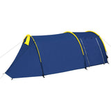 Vidaxl Tent de 6 personas azul azul marino amarillo