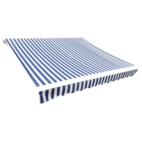 Vidaxl LaFeldoek 4x3 M Leinwand Blau und Weiß