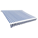 VidaXL Laifeldoek 6x3 m Canvas Blue and White