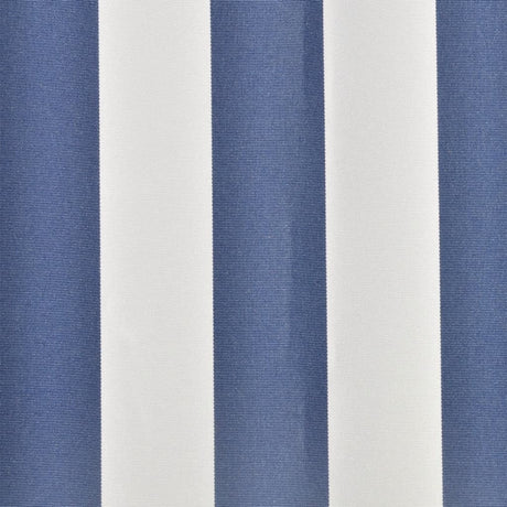 Vidaxl laifeldoek 6x3 m leinwand blau und weiß