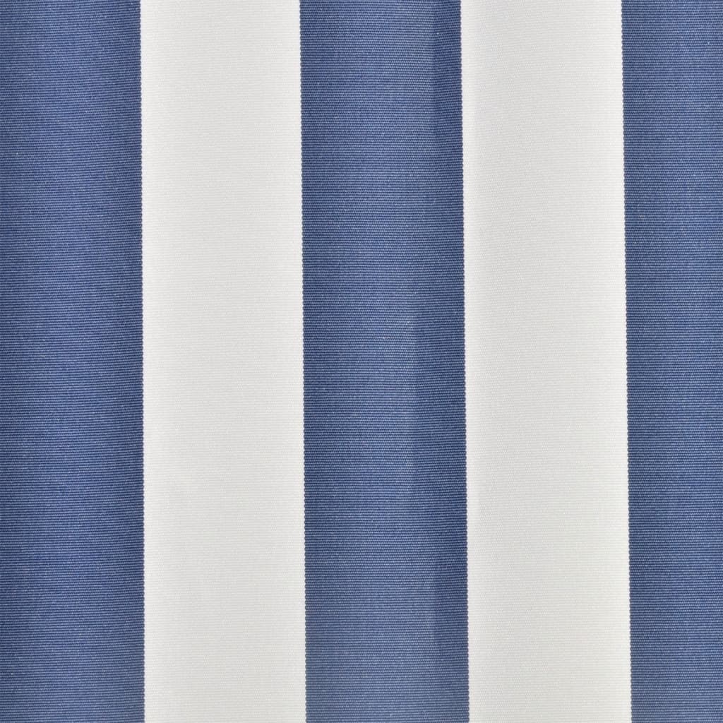 VidaXL Laifeldoek 6x3 m Canvas Blue and White