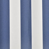 VidaXL Laifeldoek 6x3 m Canvas Blue and White