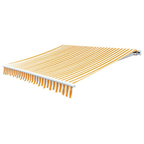 Vidaxl LaFeldoek 6x3 M Leinwand Sonnenblume Gelb und Weiß