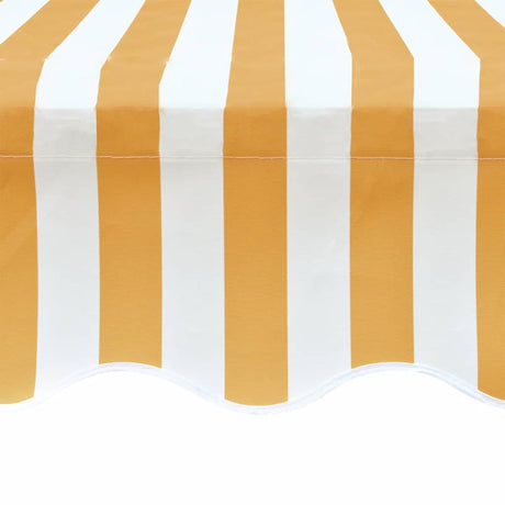 Vidaxl LaFeldoek 6x3 M Leinwand Sonnenblume Gelb und Weiß