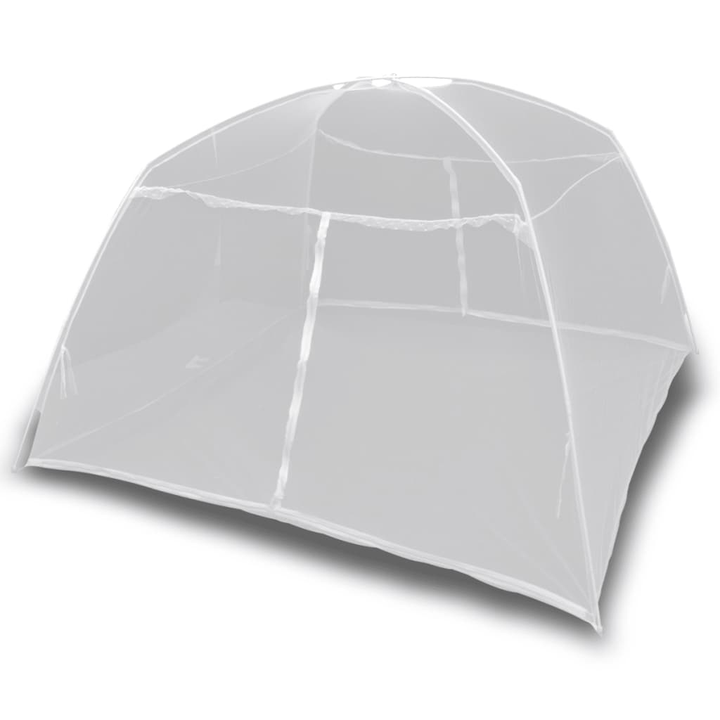 Vidaxl Mosquito Net Mongolia avec 2 portes 200x180x150 cm blanc