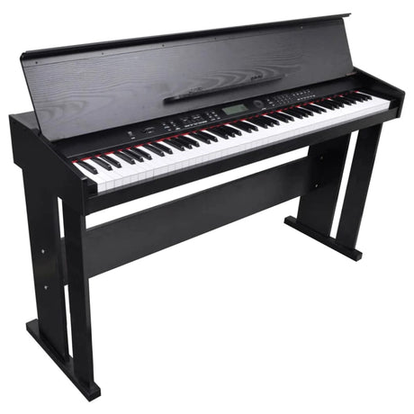 Vidaxl Electronic Digital Piano mit 88 Schlüssel und Seitenhalter