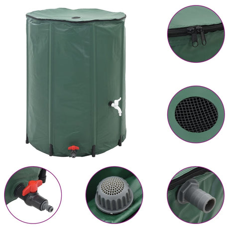 Vidaxl Regenfass faltbar 750 l