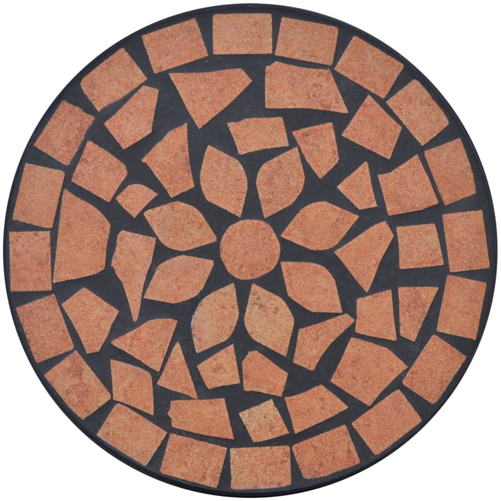 VIDAXL -Bienentisch Mosaik Terrakotta -ausgelöst