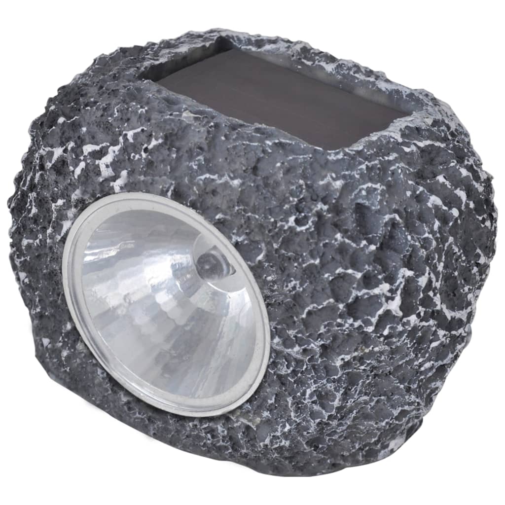 Vidaxl extérieur projecteur solaire LED 12 St Stone -Phaped