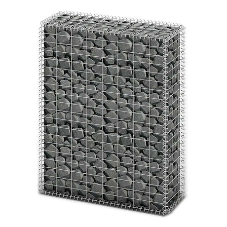 Vidaxl Schans Korb mit Deckel 100x80x30 cm verzinkter Draht