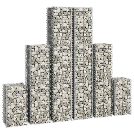 Vidaxl 6-teiliges Gabionen-Set aus verzinktem Draht