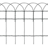 Vidaxl Border separation 10x0.4 m powder -coated iron