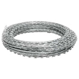 Vidaxl Scheermmetstikkeldraad Concertina 100 m galvanisierte Stahl