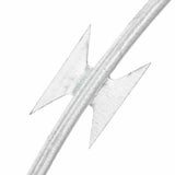 Vidaxl Scheermmetstikkeldraad Concertina 100 m galvanisierte Stahl