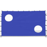 VIDAXL -Fußballtor mit Target Wall High -Quality 240x92x150 cm Stahl