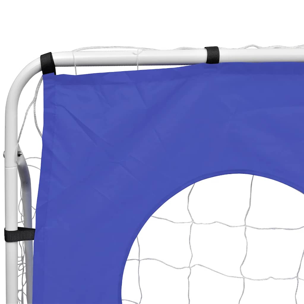 VIDAXL -Fußballtor mit Target Wall High -Quality 240x92x150 cm Stahl