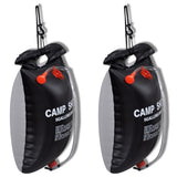 Vidaxl Campingschauer 2 St. Solar 20 l