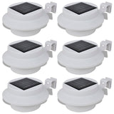 Vidaxl Solar Outdoor Lampe 6 Stück Weiß weiß