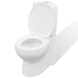 Vidaxl toilet corner model ceramic white