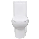 Vidaxl toilet corner model ceramic white