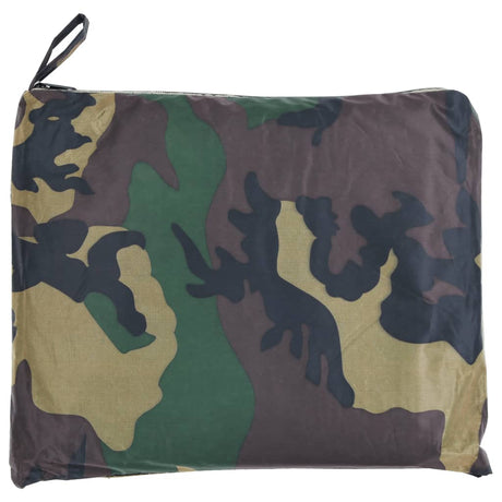 Vidaxl regenpak 2-delig met capuchon (heren camouflage maat xxl)