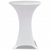 VIDAXL STIBLE TABEL COUNDE DEST Ø70CM Weiß (2 Stücke)